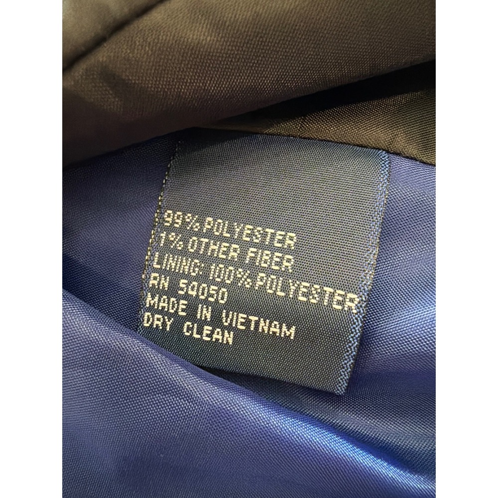 NWT Evan-Picone Womens 2PC Pinstripe Pant Suit Black Cobalt Blue 8 50020151-9JU - Picture 7 of 14